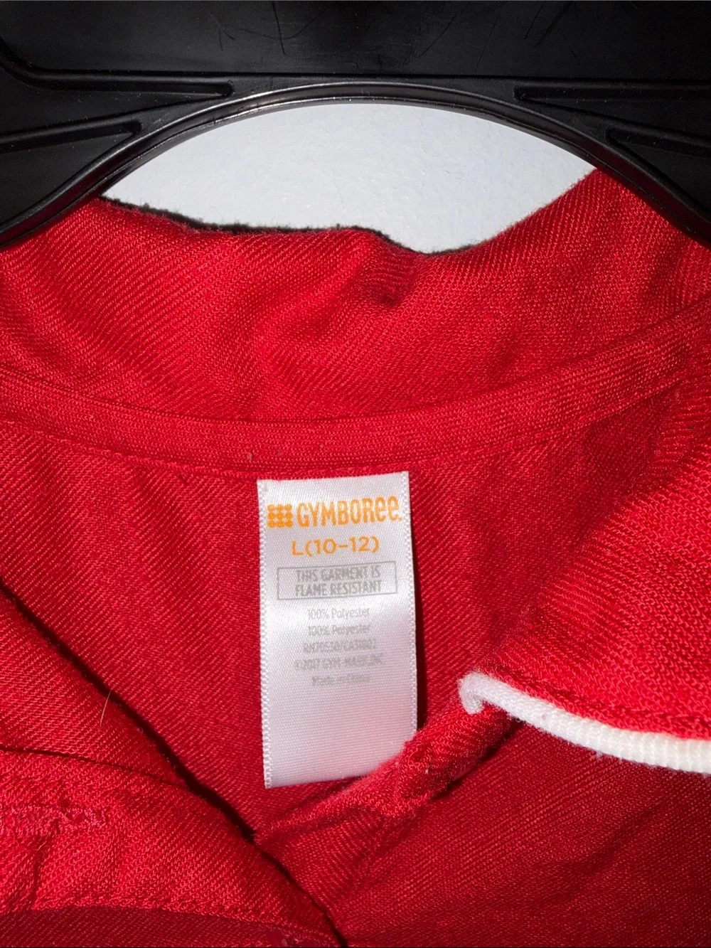 Vintage Gymboree Red Girls' Holiday Gown with Gingerbread Embroidery Youth Large